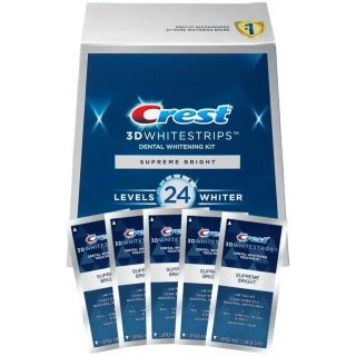 Bělicí Pásky Crest 3D Whitestrips Supreme Bright 10ks 5 sáčků